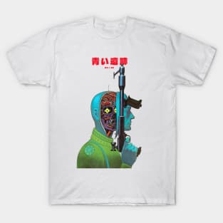 70s Sci-Fi Art  Blue Ruins T-Shirt